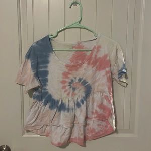 Tie dye dropped t shirt